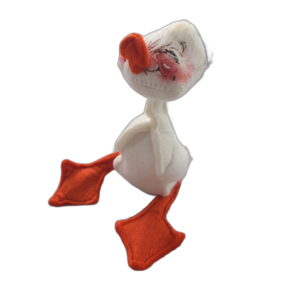 Annalee Mobilitee Doll Vintage 1971 Collectible Poseable Baby Duckling Farm Duck